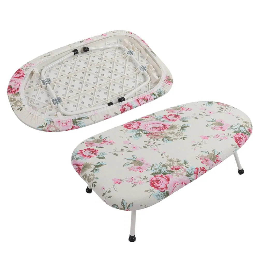 ( NET) Tabletop Ironing Board with Folding Legs