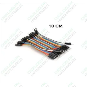 10cm Pin To Pin Jumper Wire Dupont Line 40 Pin Male To Male Arduino Jumper Wires