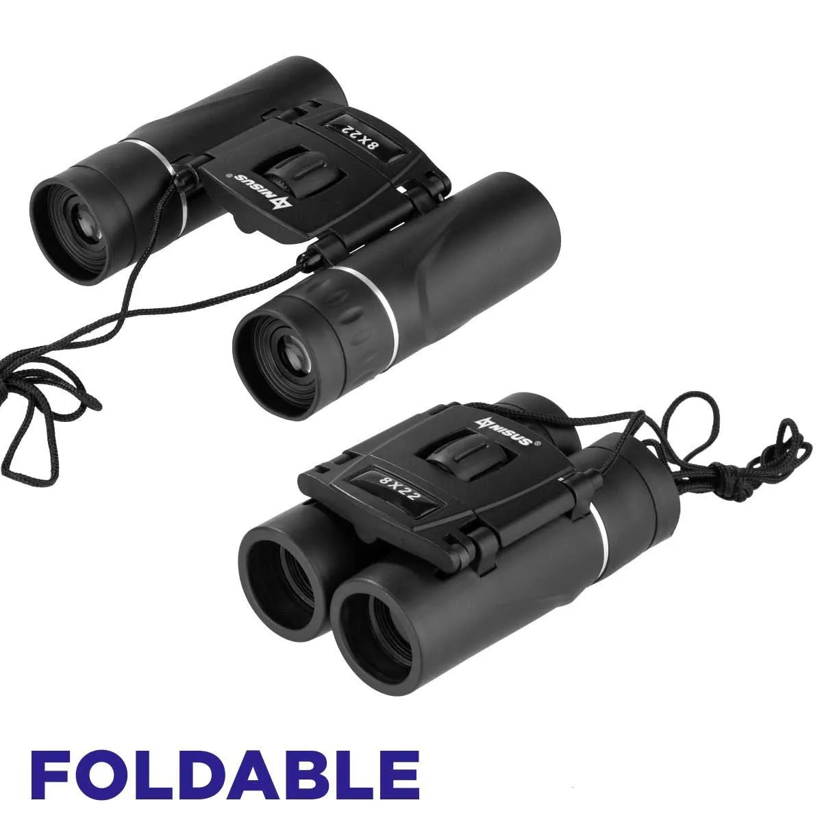 8x22 Compact Lightweight Binocular for Backpacking