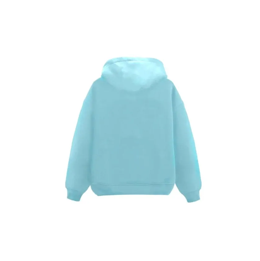 90s Hoodie - Powder Blue.