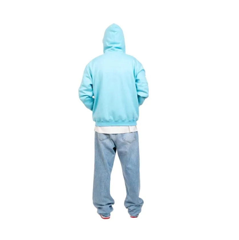 90s Hoodie - Powder Blue.