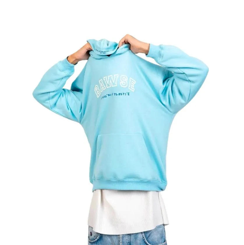 90s Hoodie - Powder Blue.