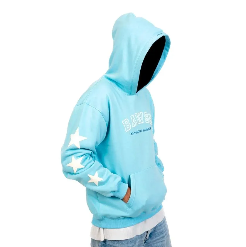 90s Hoodie - Powder Blue.