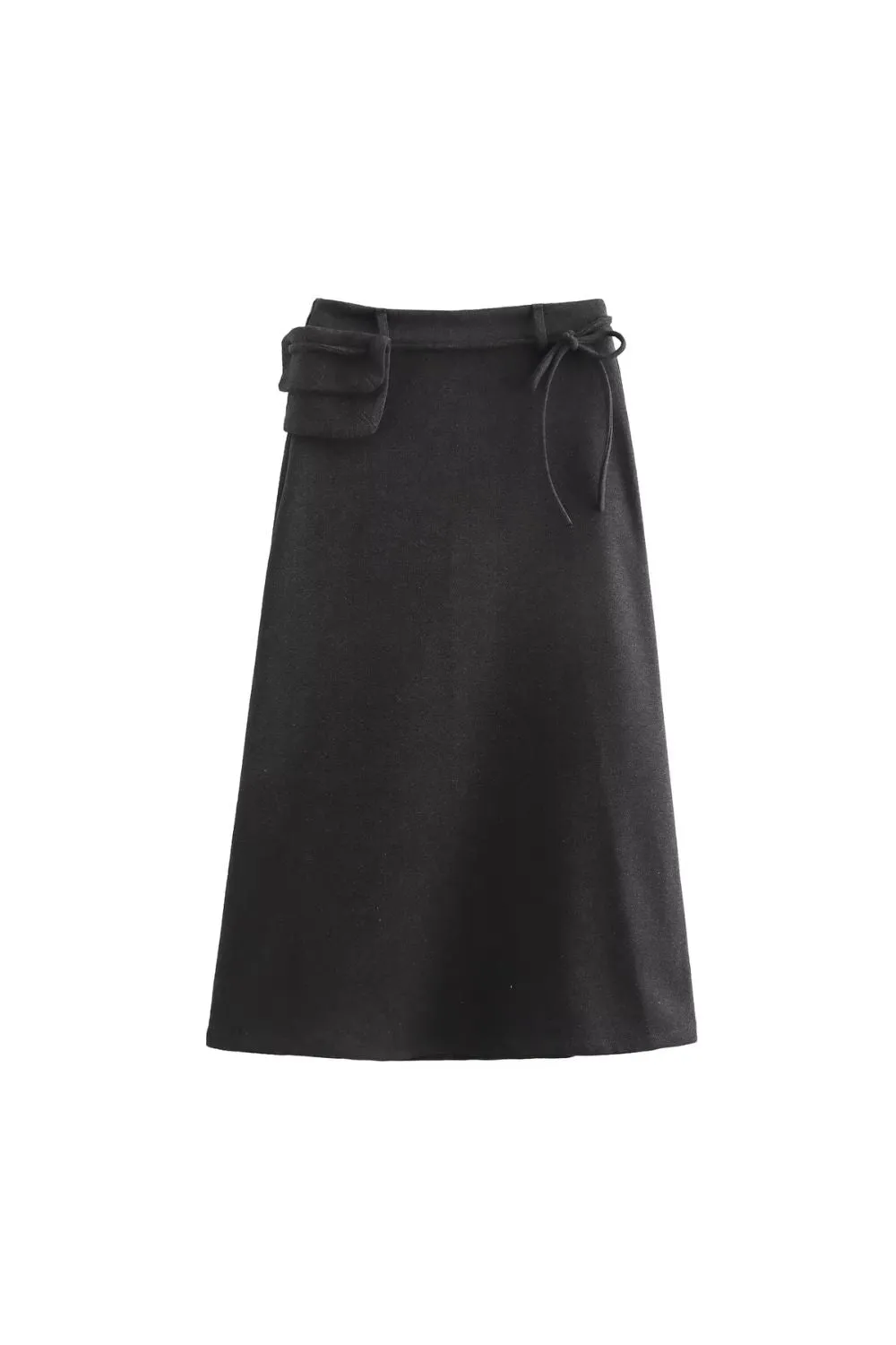 'Addison' Pleated Pocket Maxi Skirt