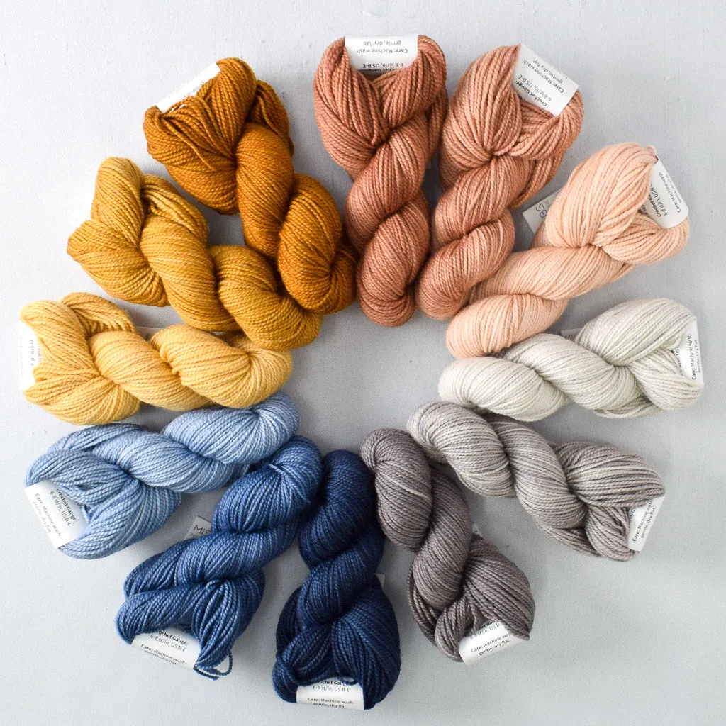 Adobe, Denim, Beachcomber, Old Gold A - Crown Wools Set