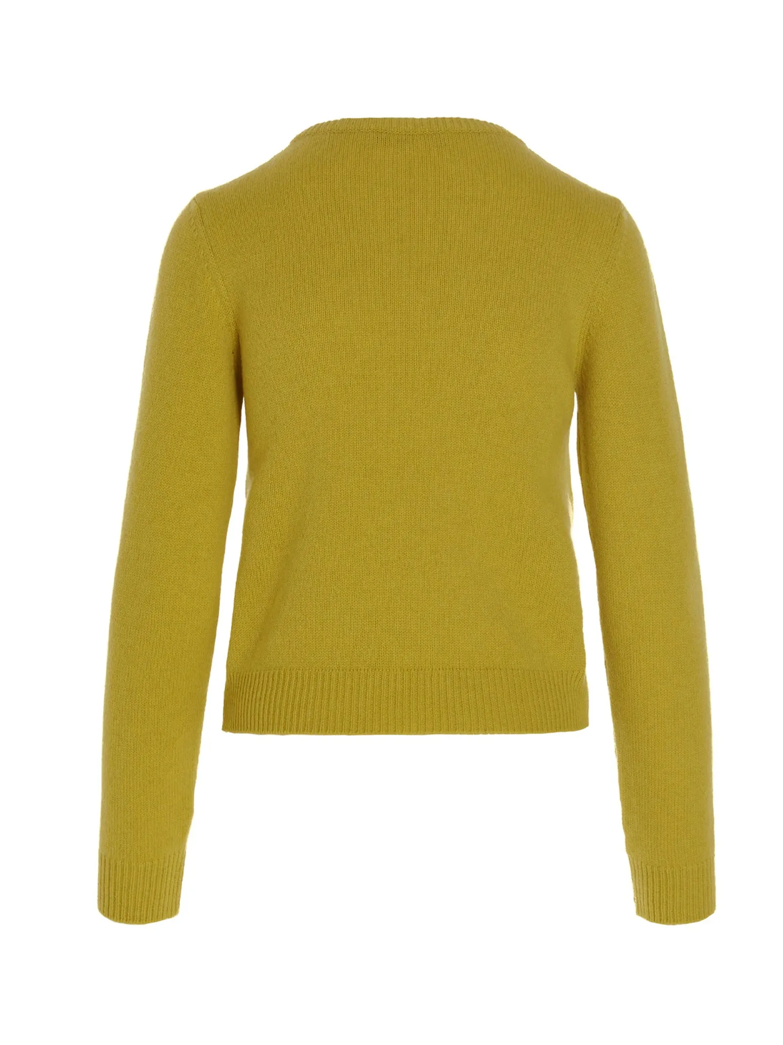 Alberta Ferretti Slogan Intarsia Crewneck Jumper