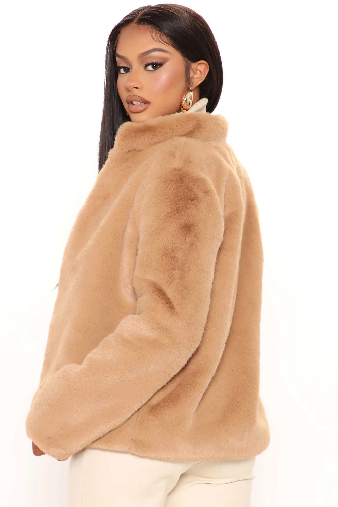 All The Feels Coat - Camel