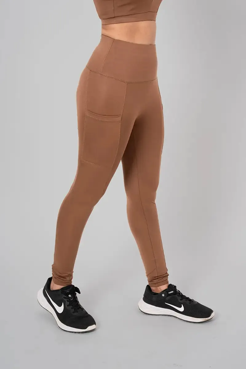 Anywhere Leggings - Cocoa