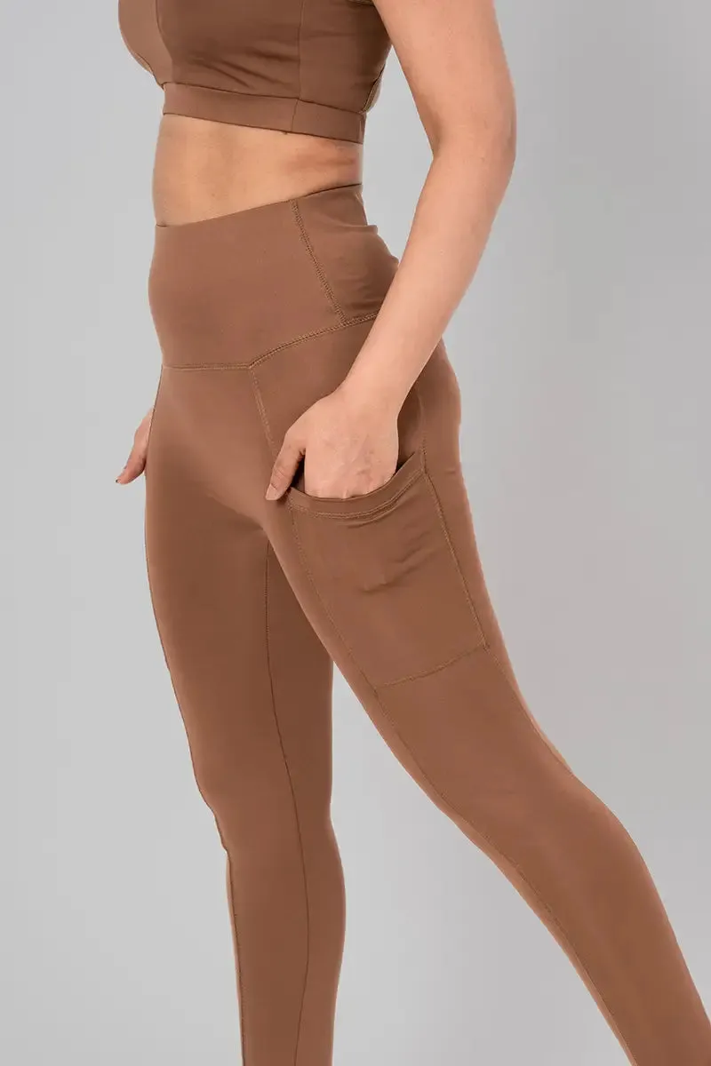 Anywhere Leggings - Cocoa