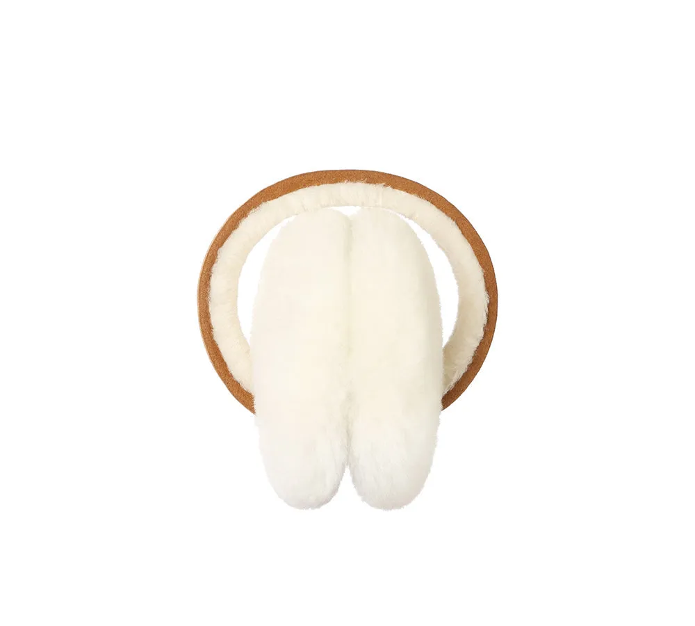 AUSTRALIAN SHEPHERD® UGG Kids Adjustable Sheepskin Wool Earmuff