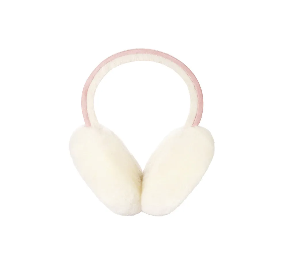 AUSTRALIAN SHEPHERD® UGG Kids Adjustable Sheepskin Wool Earmuff