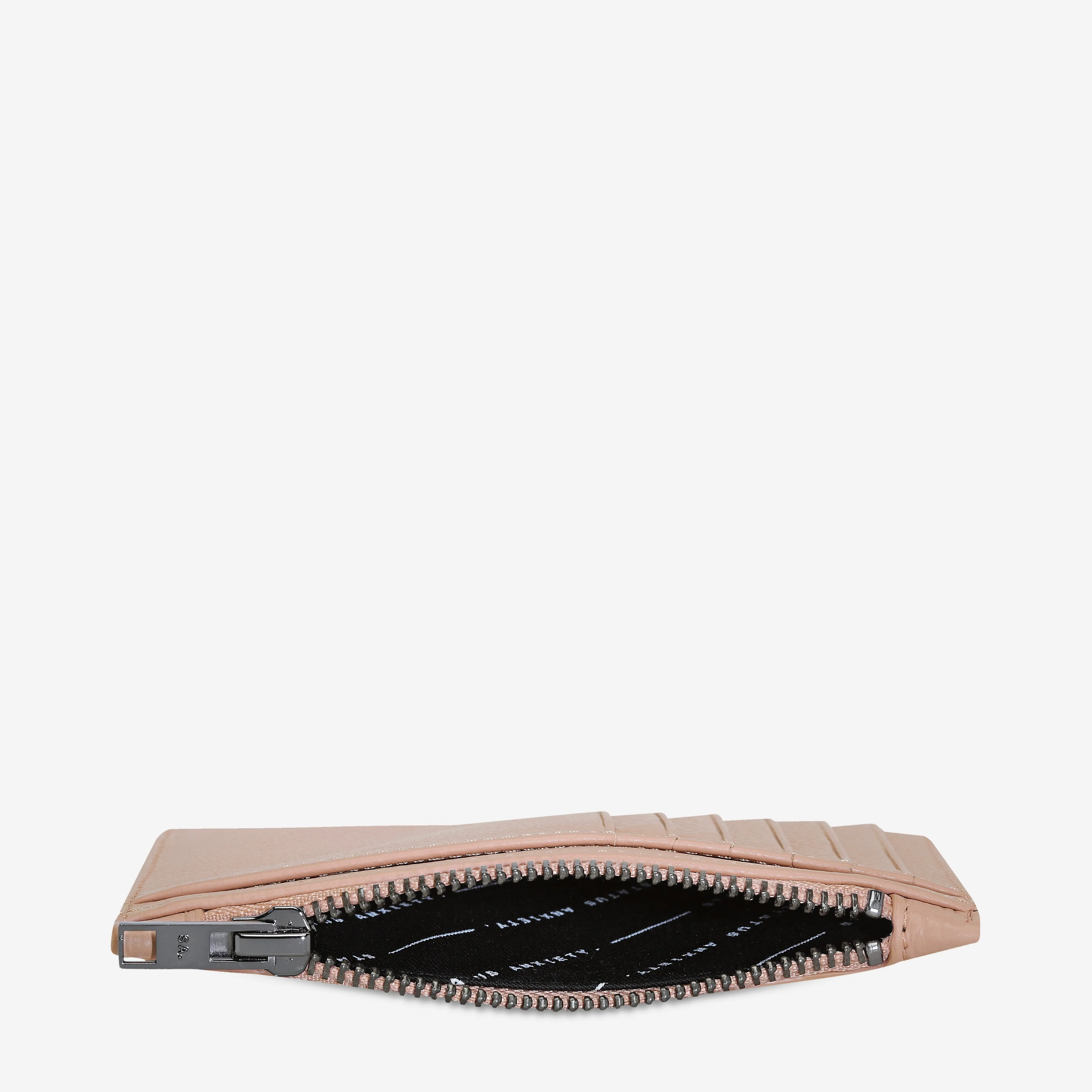 Avoiding Things Leather Wallet in Dusty Pink