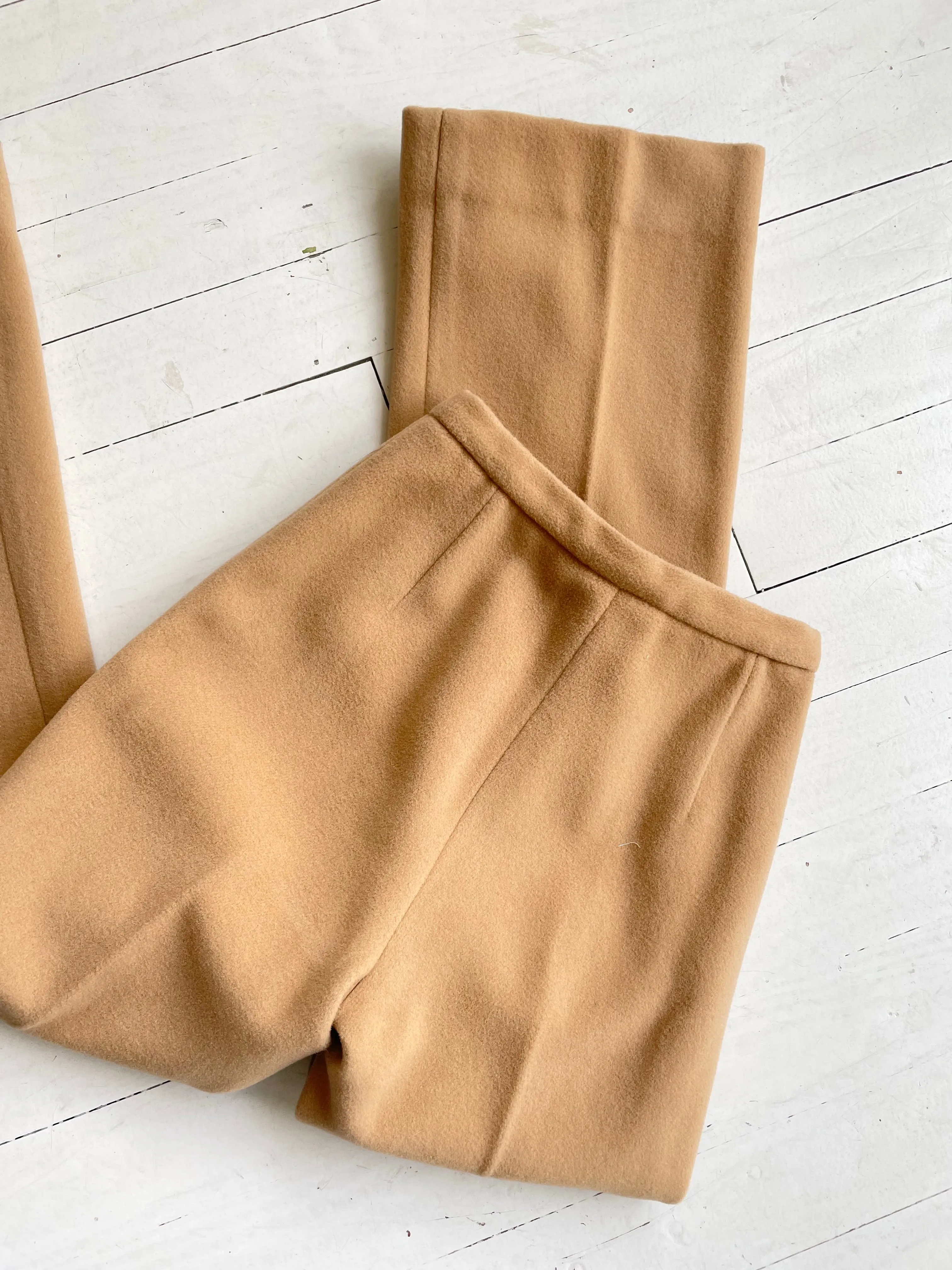 B. Siegel 1960s Camel Wool Trousers