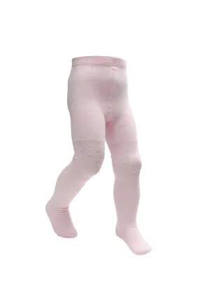 Baby Girl Tights Pale Pink Dots (3mths-4yrs)