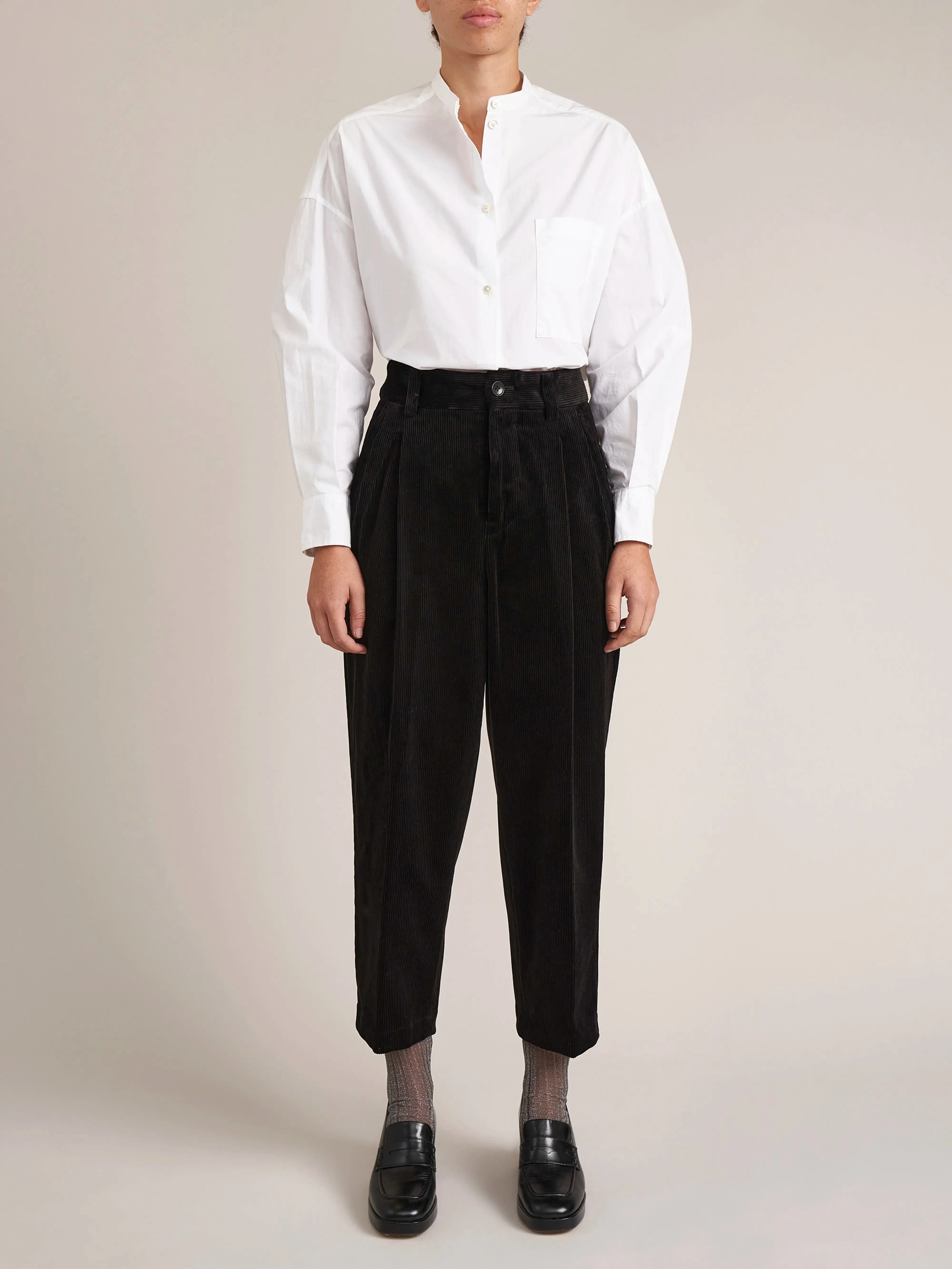 Bass Corduroy Pants (232 / W / BLACK)