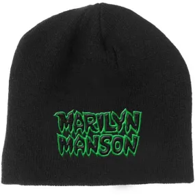 Beanie - Marilyn Manson - Green Logo