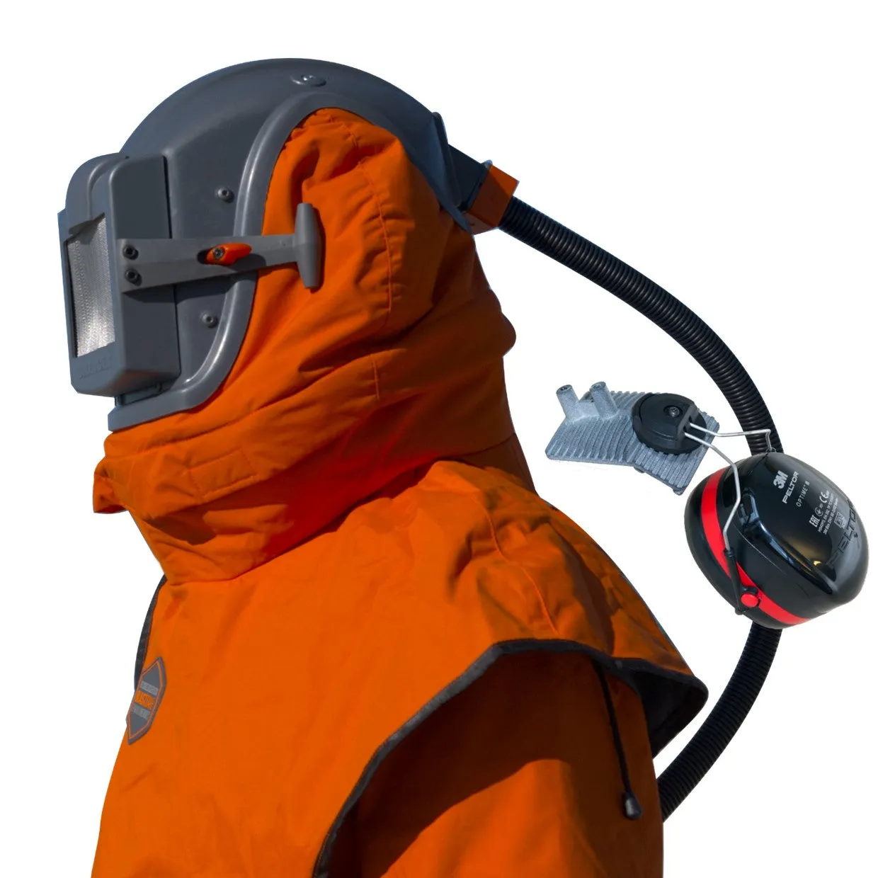 Blastsafe Origin Helmet with Peltor Optim3 Earmuffs