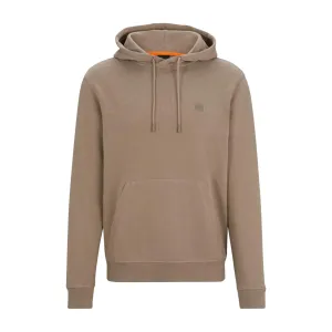 BOSS Wetalk Logo Patch Brown Hoodie