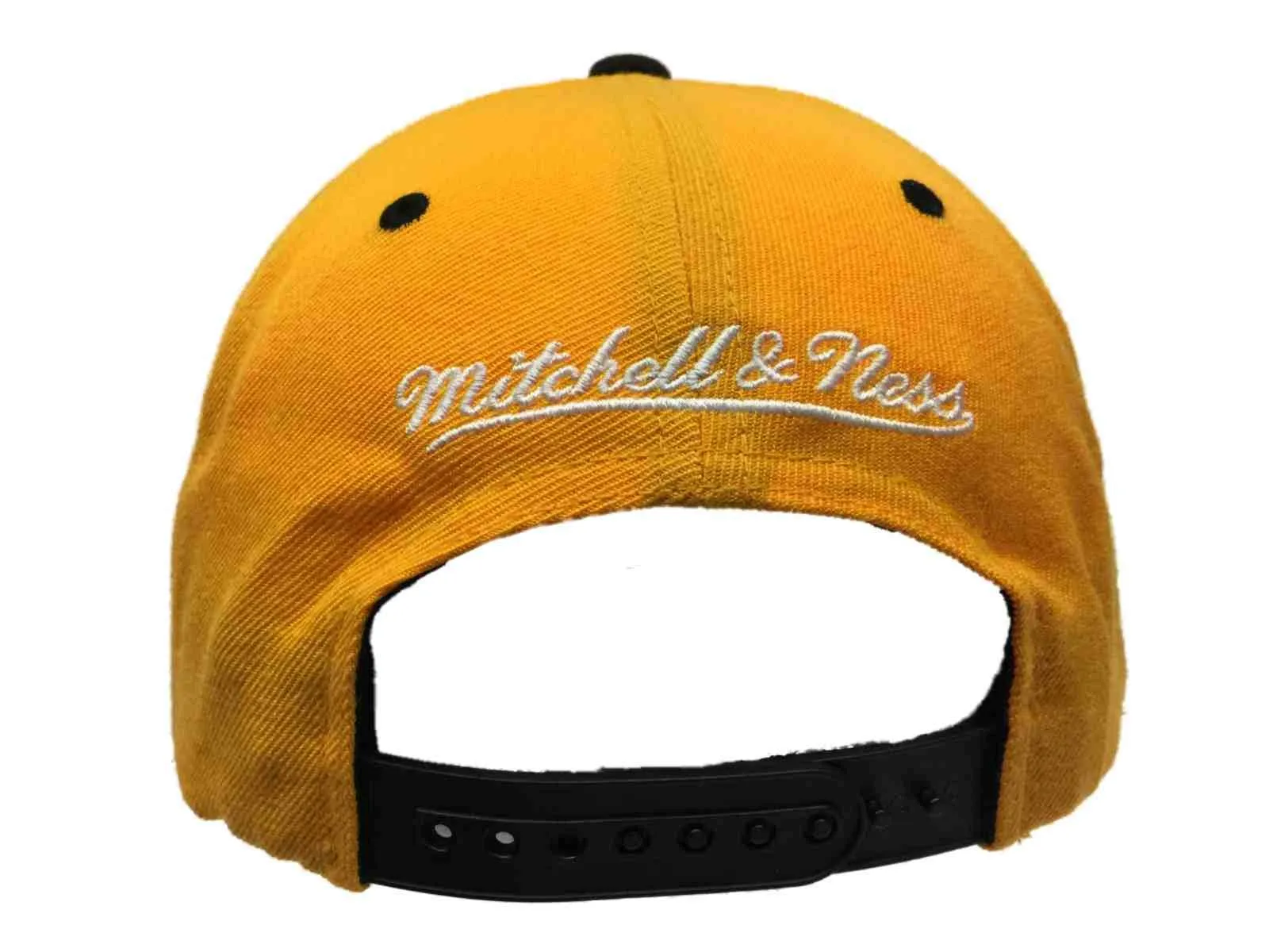 Boston Bruins Mitchell & Ness NHL Acrylic Gold Adjustable Snapback Hat Cap