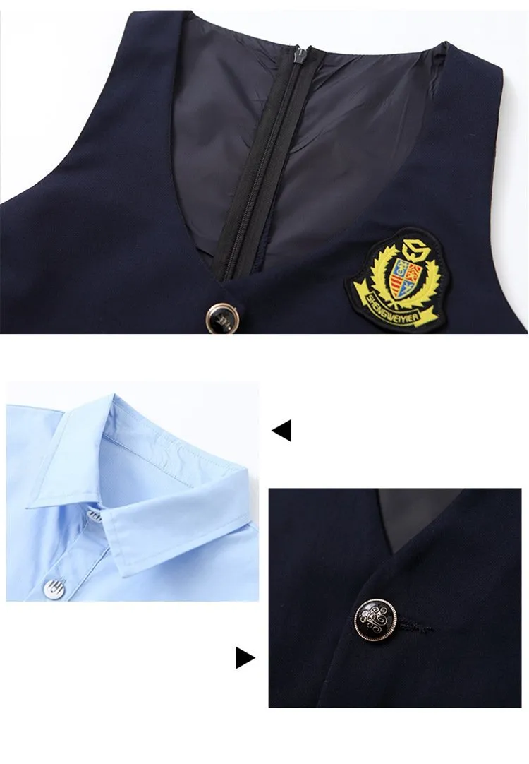 Boys Girls School Uniform Summer England Style Set Wholesale Boys Clothing Suppliers