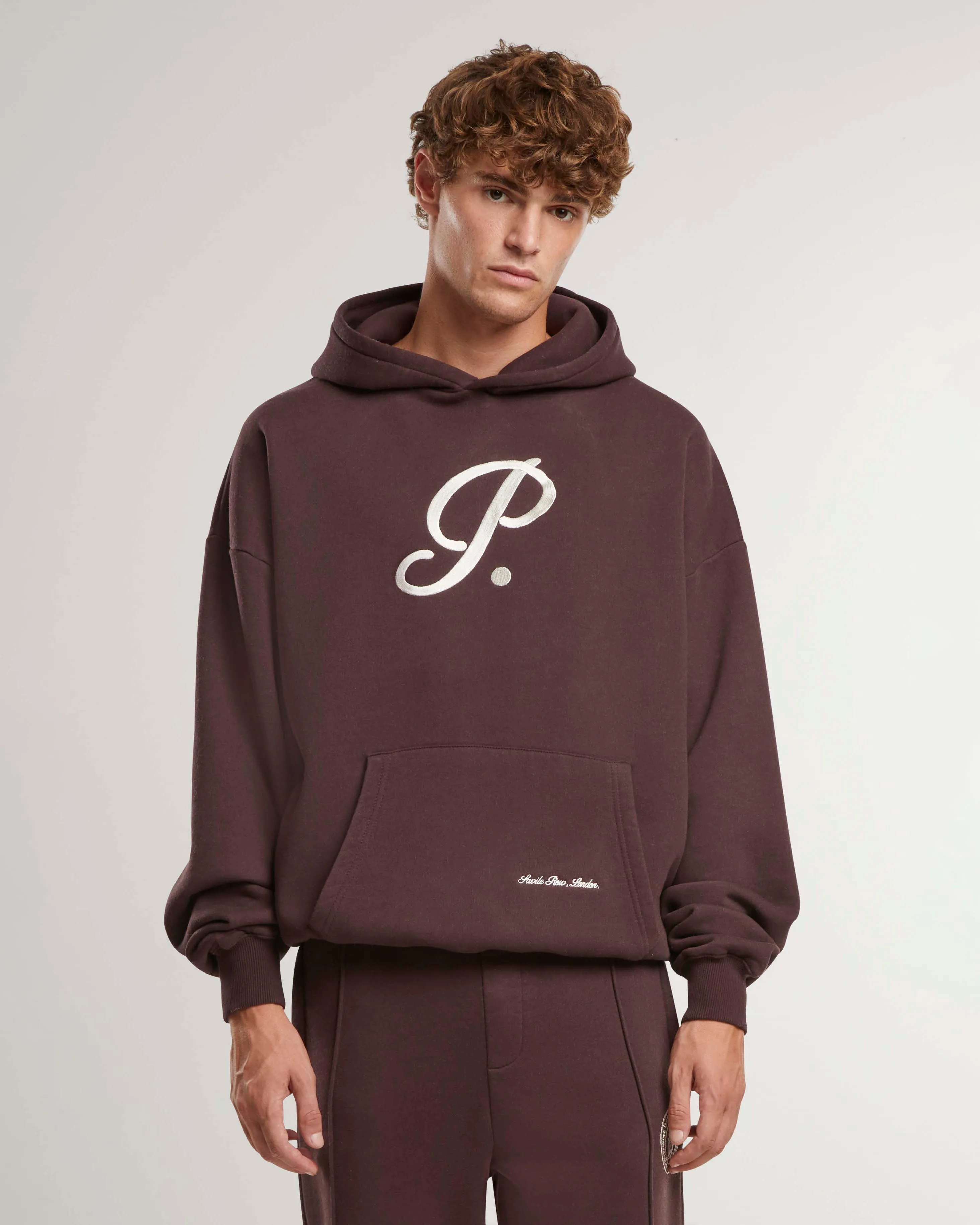 Brixton Hoodie Brown