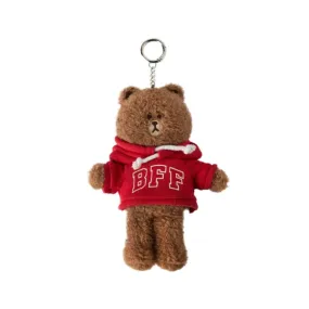 Brown Hoodie Keyring