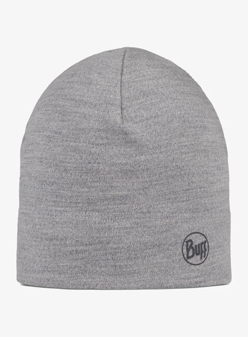 Buff Merino Midweight Beanie - Grey