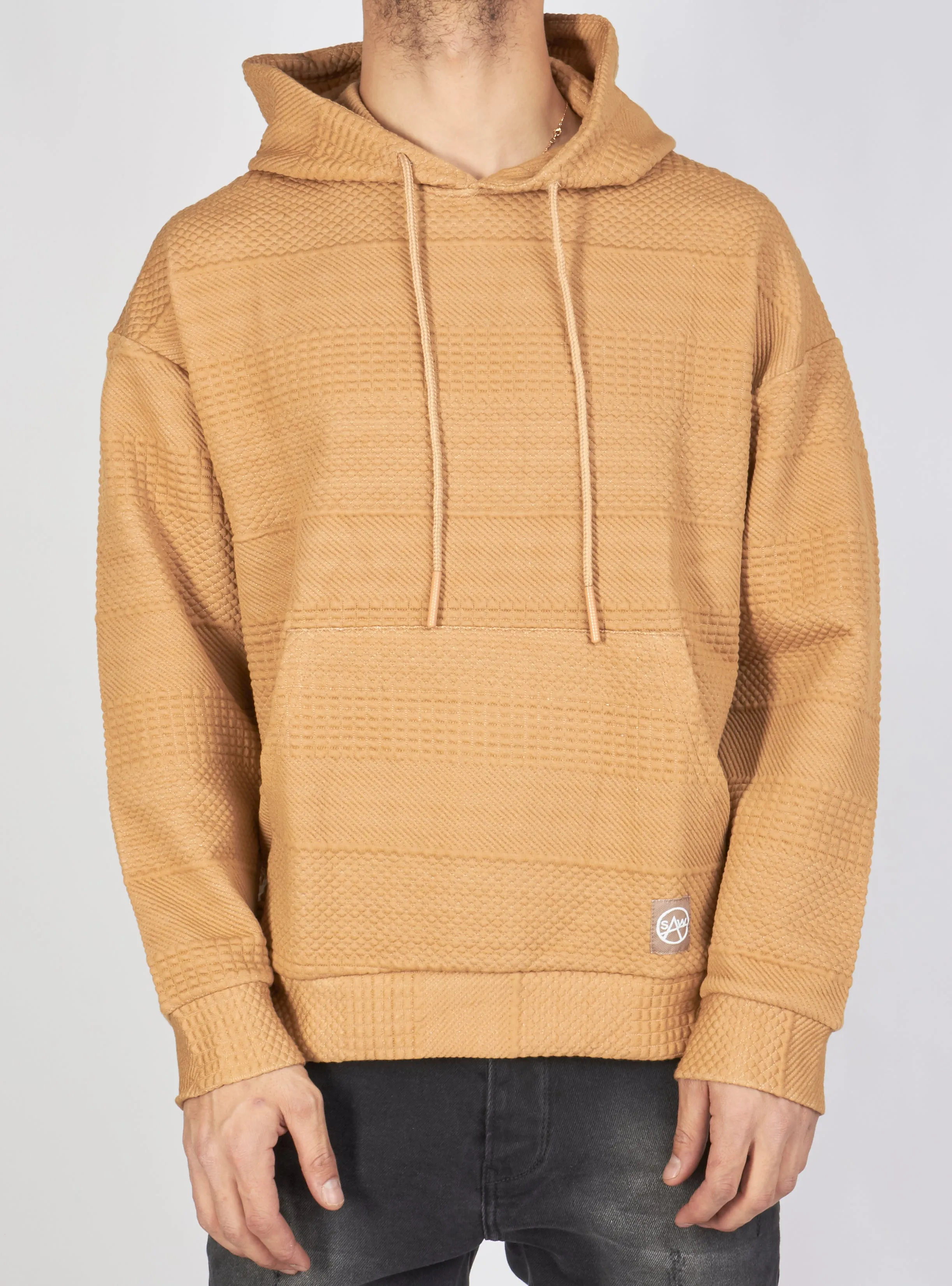 Buyer's Choice Hoodie - Textured - Beige - SW-21572