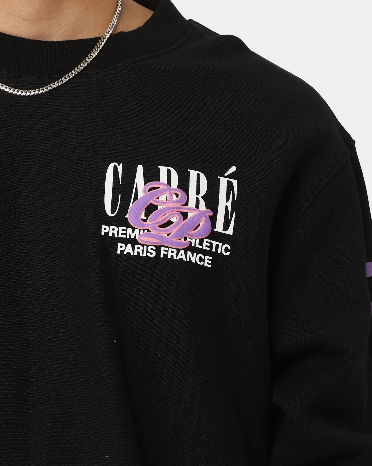 Carré Top Team Crewneck Black