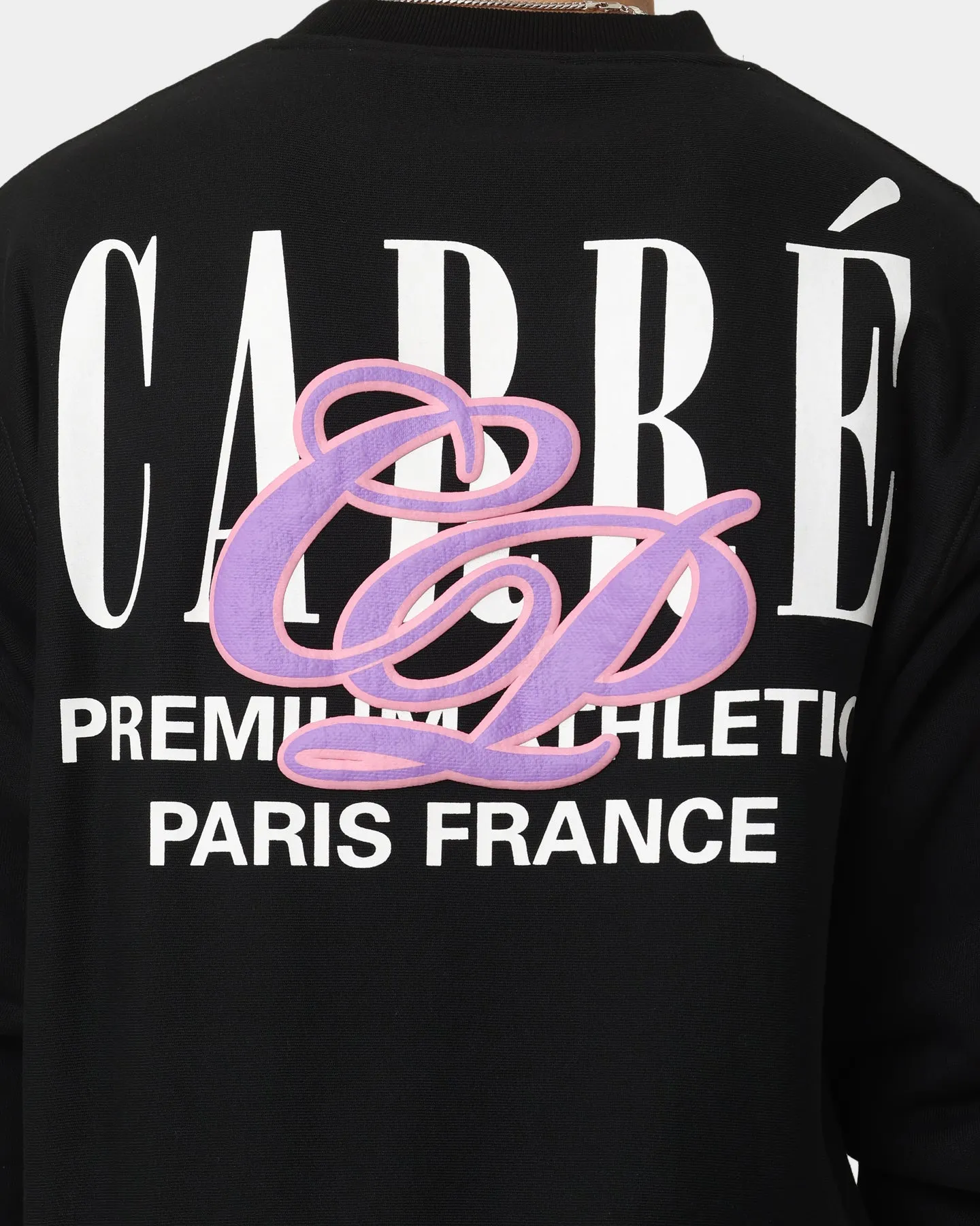 Carré Top Team Crewneck Black