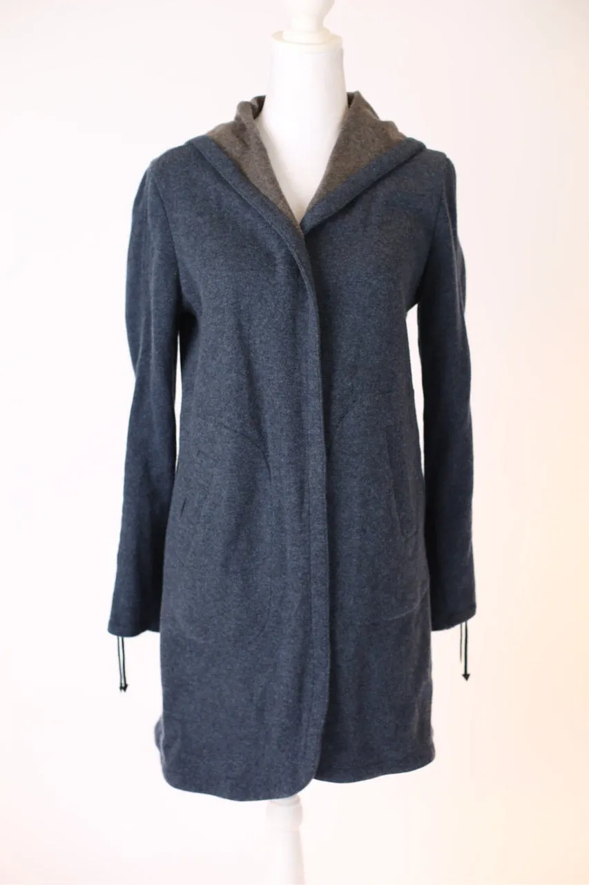 Cashmere Dress Coat Hoodie