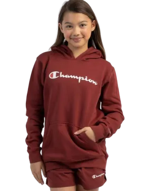 Champion Script Hoodie - Kids - Brown