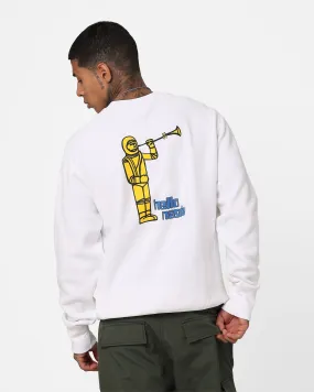 Champion X Beastie Boys Logo Graphic Crewneck White