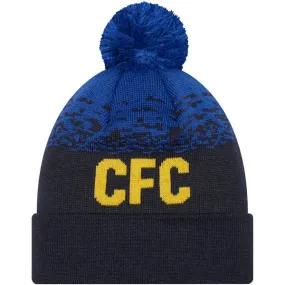 Chelsea New Era Woodmark Beanie- Navy/Gold