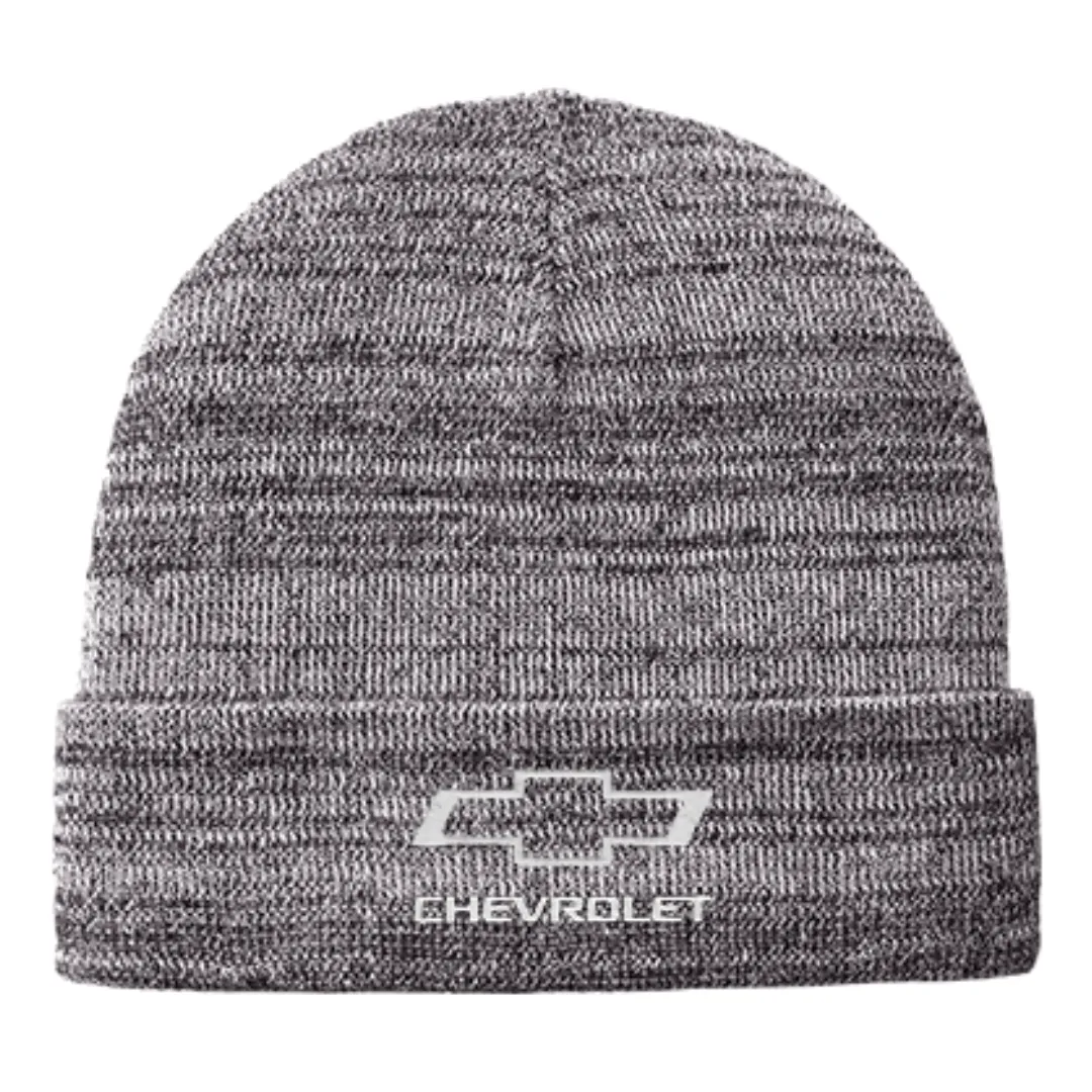 Chevrolet Bowtie Knit Cuff Beanie / Stocking Cap