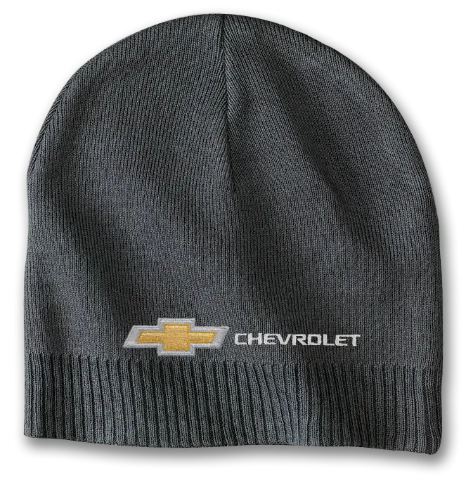 Classic Chevrolet Gold Bowtie Beanie