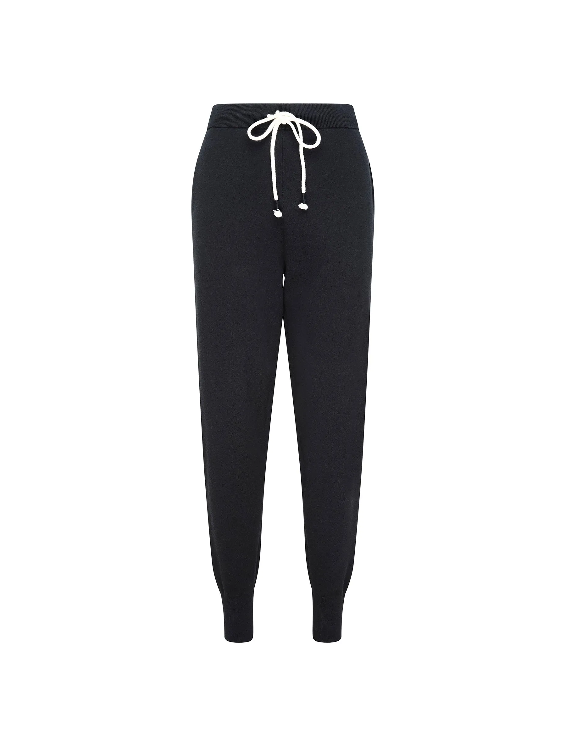 compact cotton knit pant