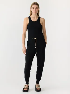 compact cotton knit pant