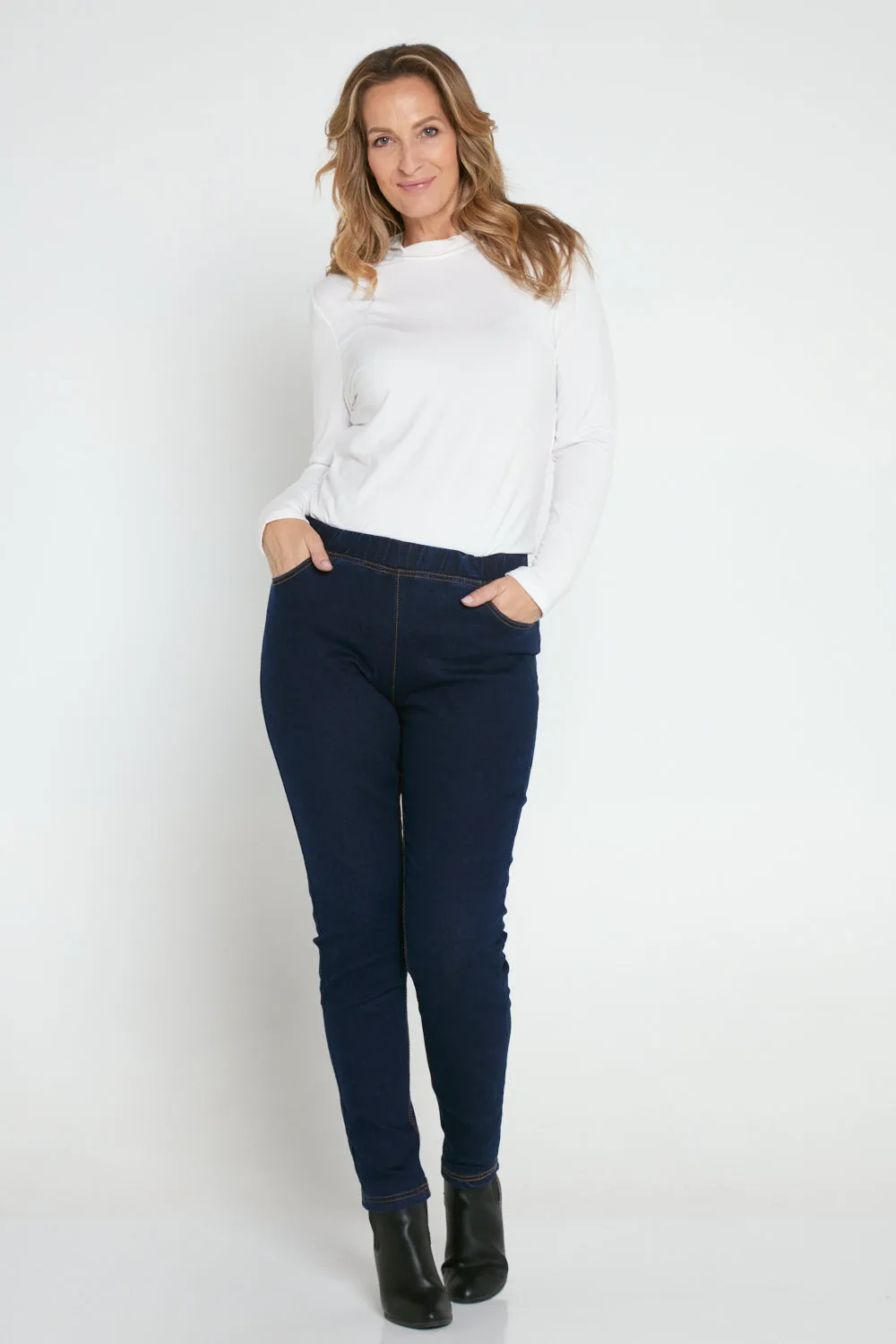 Cooper Jeggings - Dark Denim