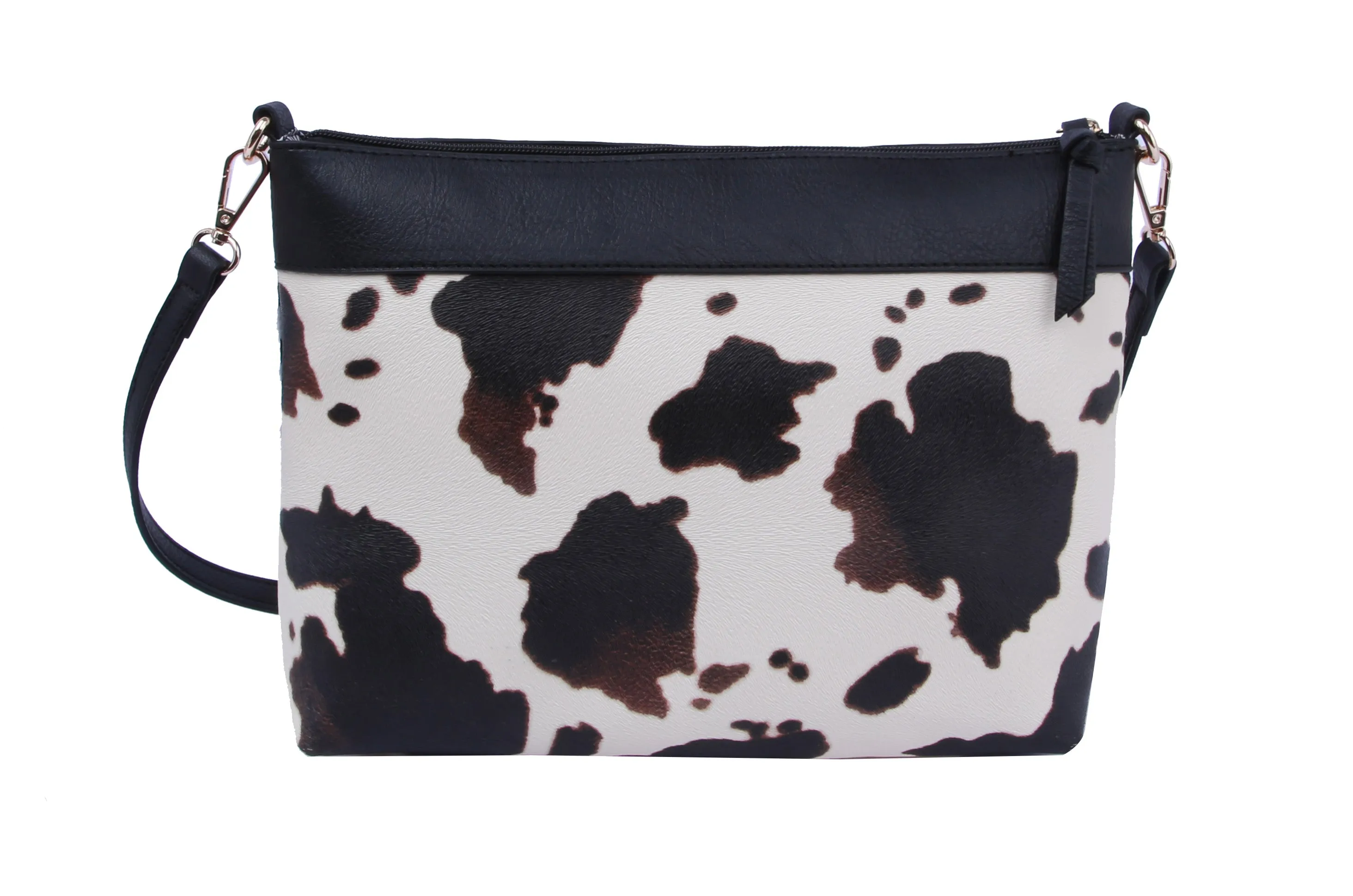 Cow Leo Printed Crossbody Shoulder Handbag