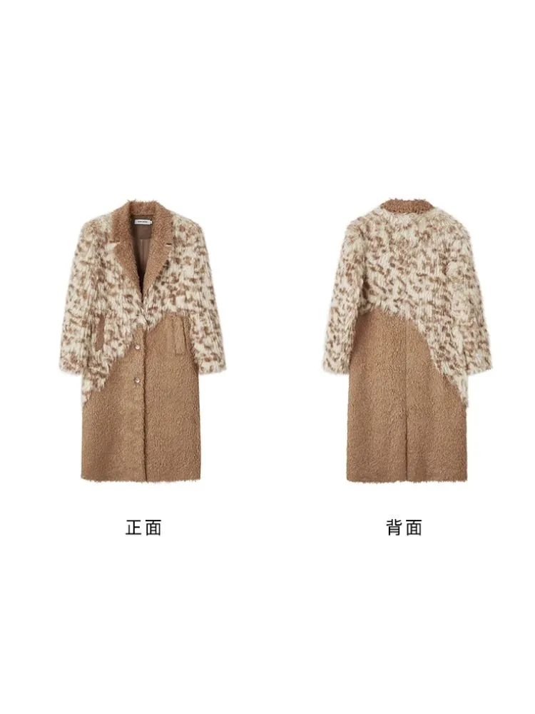 Curry Leopard Fur Coat【s0000004890】