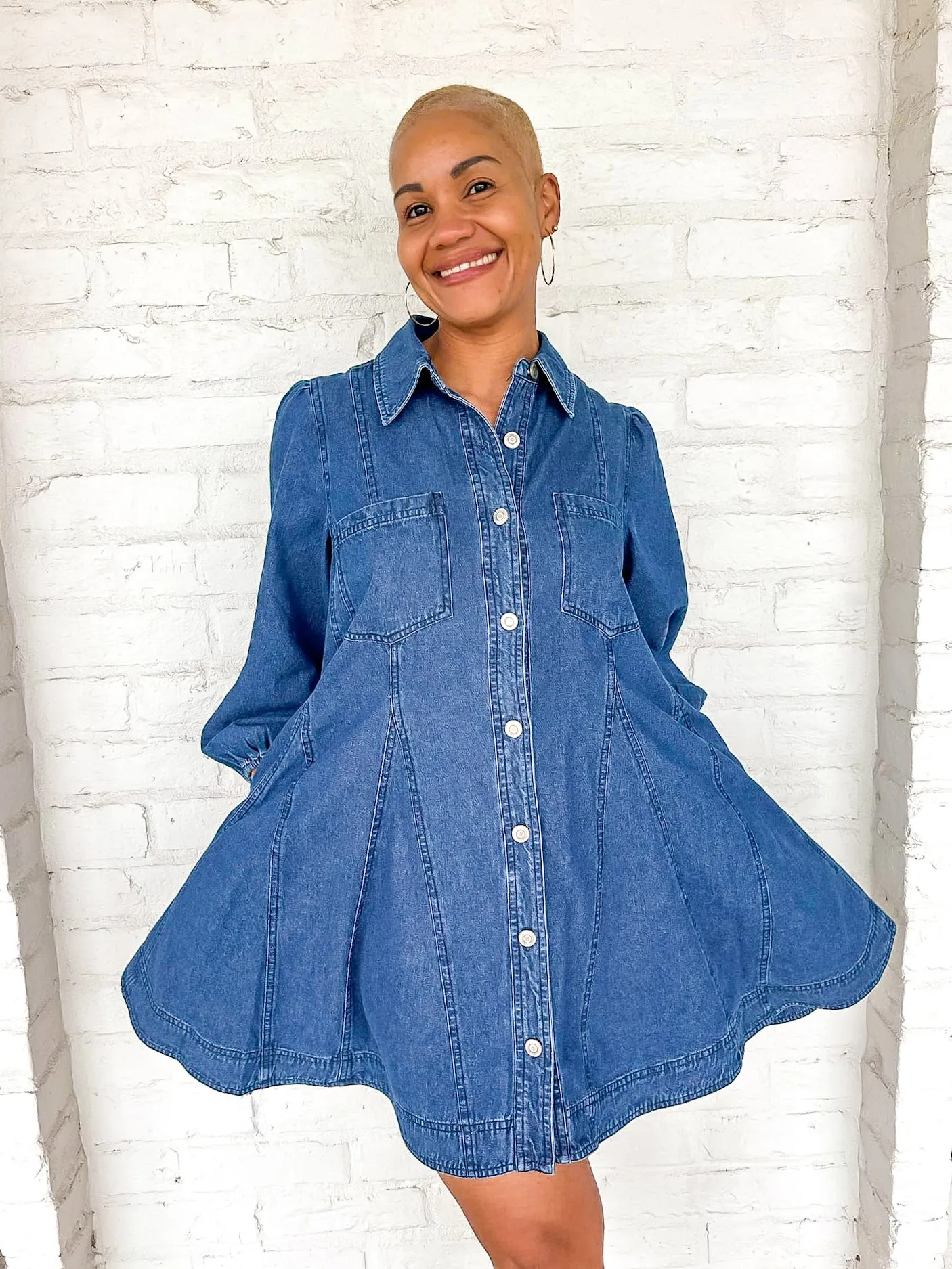 Darling Dark Denim Dress