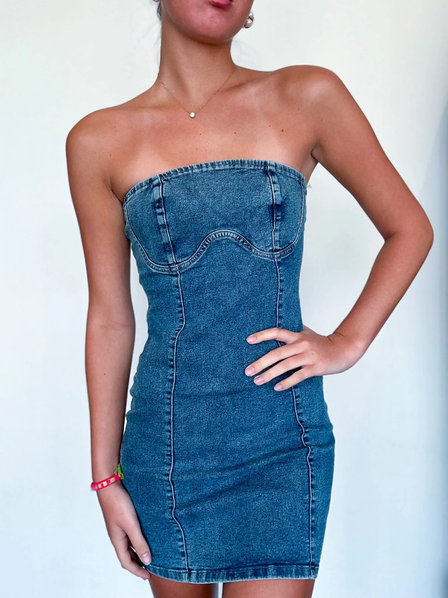 Denim Bodycon Dress