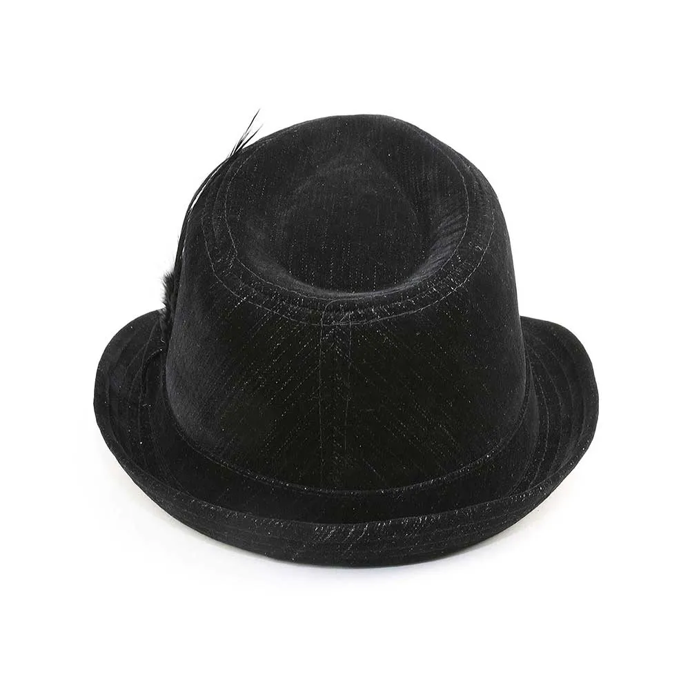 Denim Fedora Hat