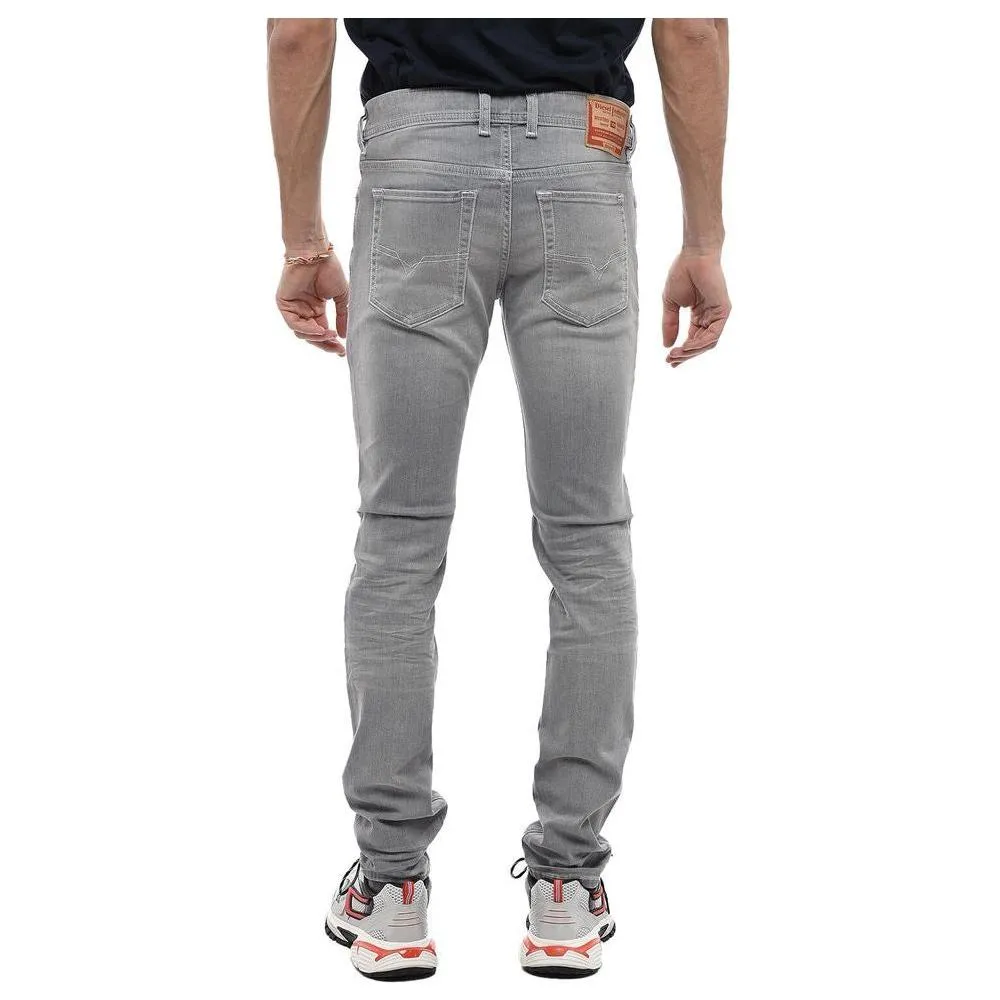 Diesel Gray Cotton Jeans & Pant