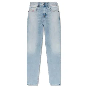 Diesel Light Blue Cotton Jeans & Pant