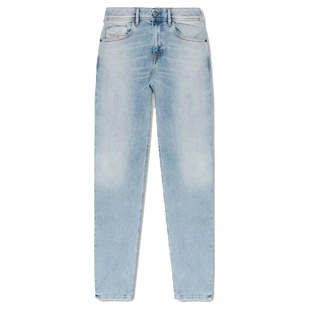 Diesel Light Blue Cotton Jeans & Pant