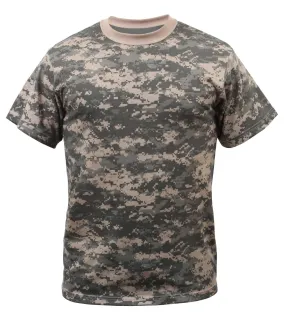 Digital Camouflage Short Sleeve Tee Shirts