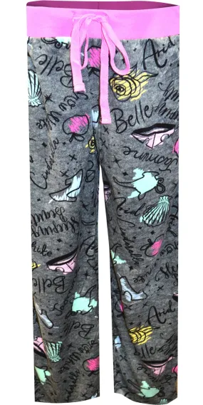 Disney Princess Iconic Symbols Silky Fleece Loungepant