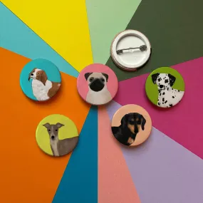 Dogs - Button Badge